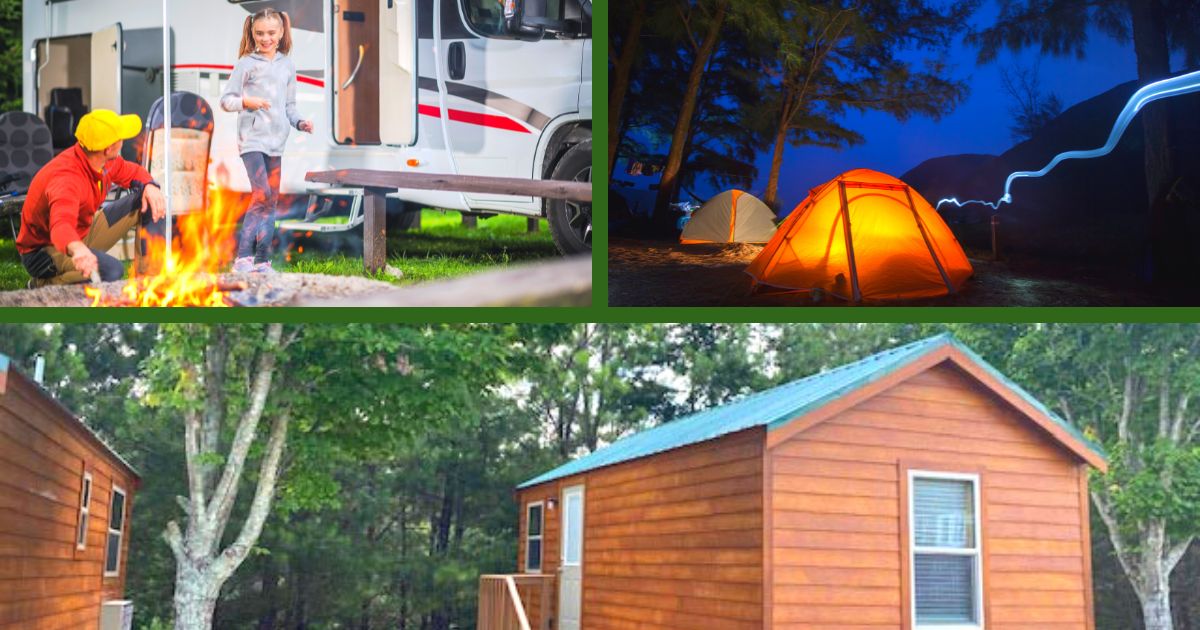 Explore all the ways to camp with us